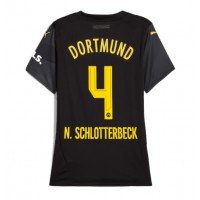 Echipament fotbal Borussia Dortmund Nico Schlotterbeck #4 Tricou Deplasare 2024-25 pentru femei maneca scurta